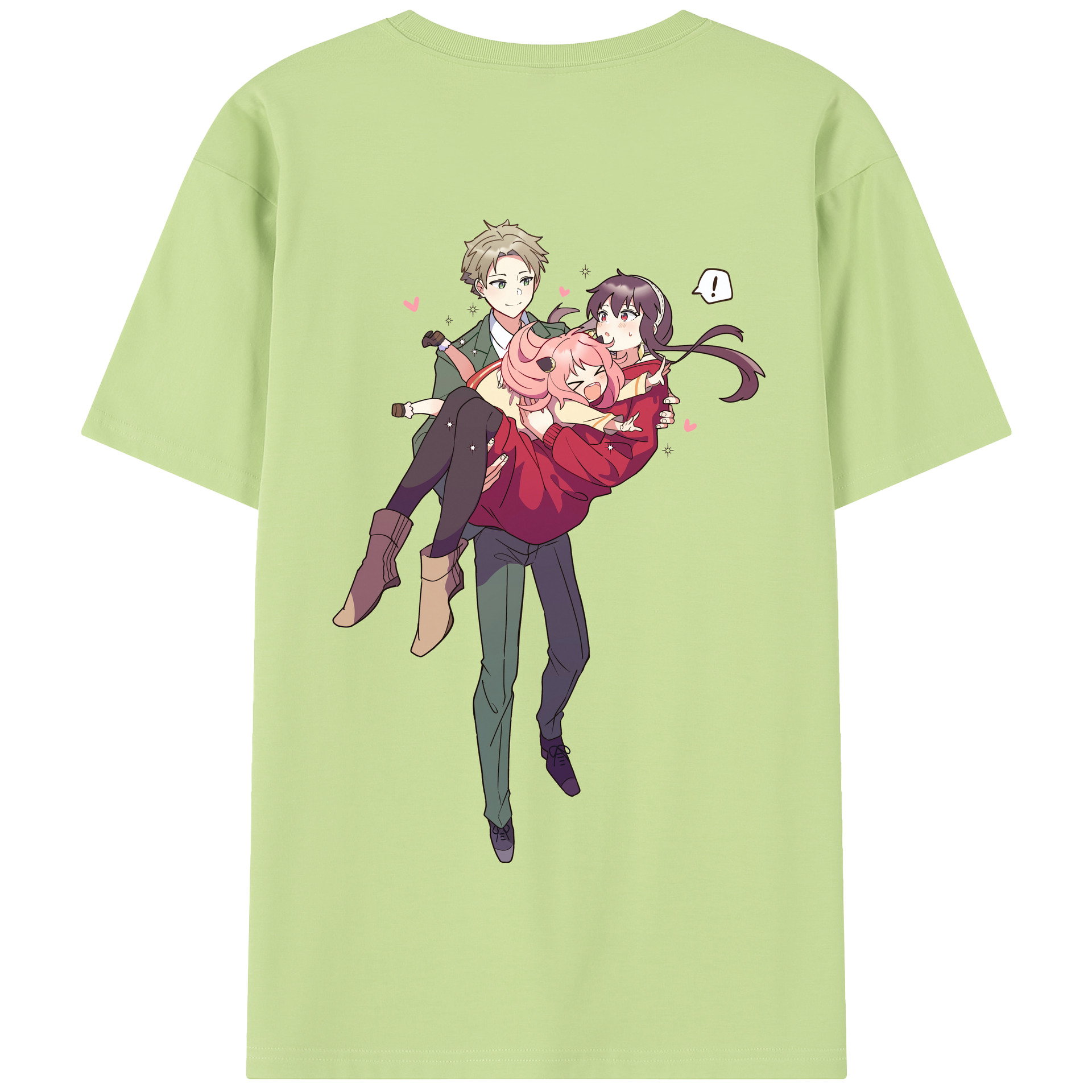 （画像用） SPY×FAMILY间谍家家酒 綿100％半袖Tシャツ（背面プリント）